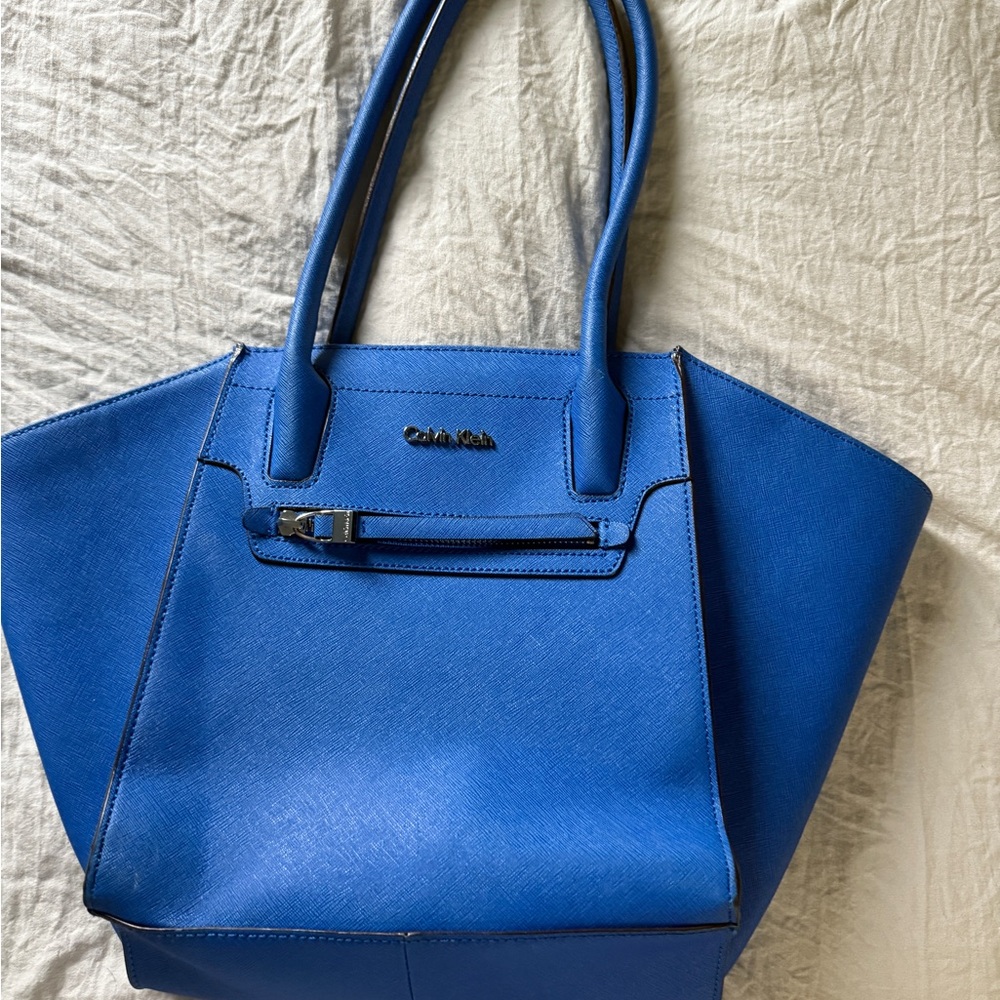 Calvin Klein Vibrant Blue Tote Bag